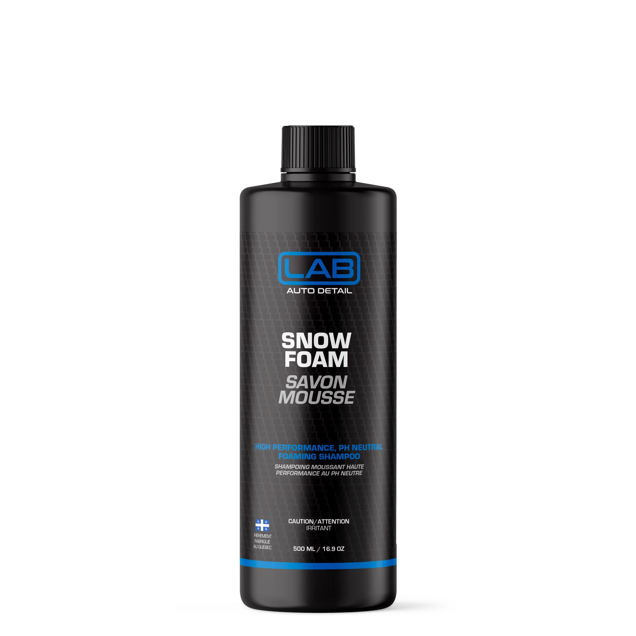 Lab Auto Detail Snow Foam 500 ml bottle, pH neutral foaming car wash shampoo concentrate