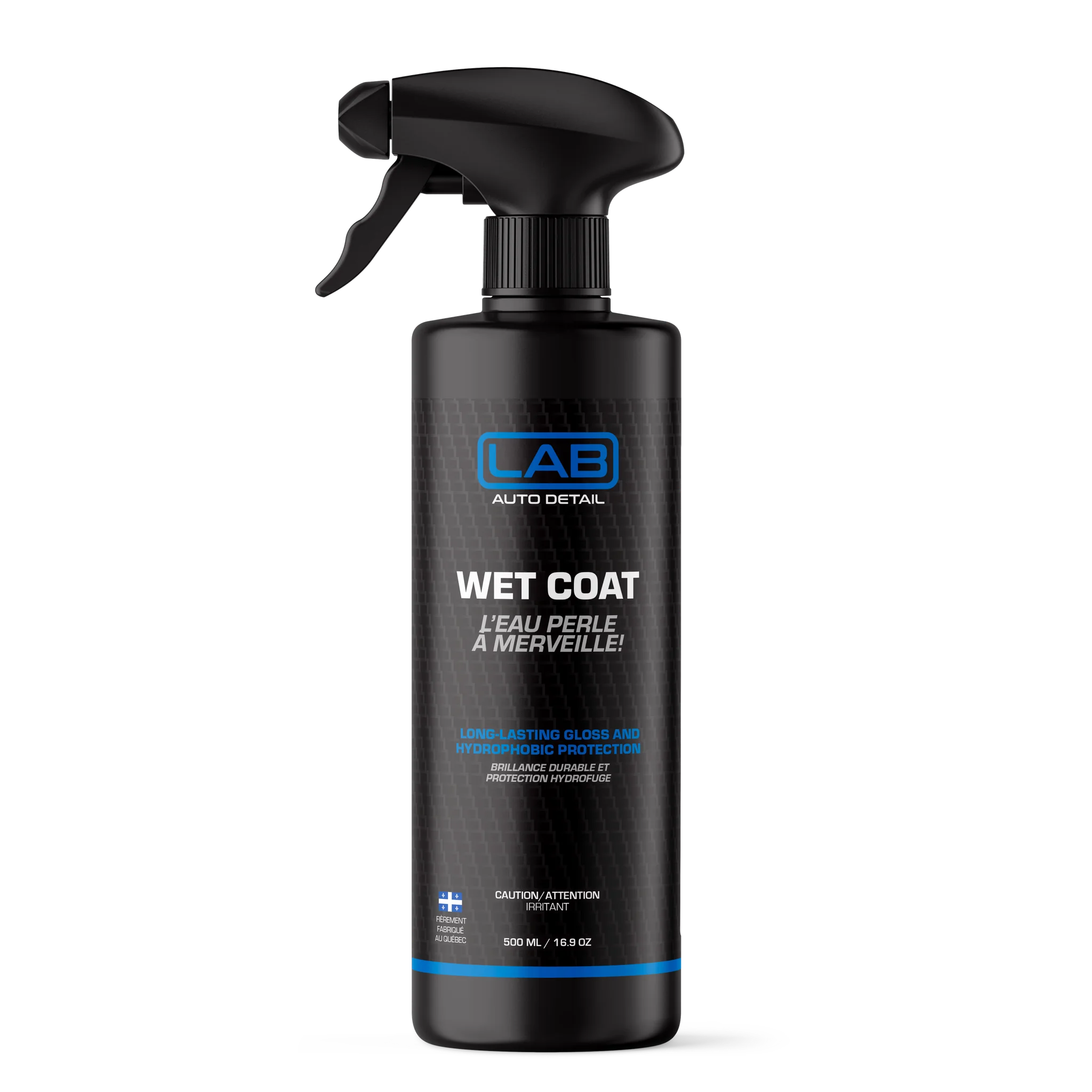 Lab Auto Detail Wet Coat 500 ml spray bottle, ceramic spray coating for gloss and hydrophobic protection