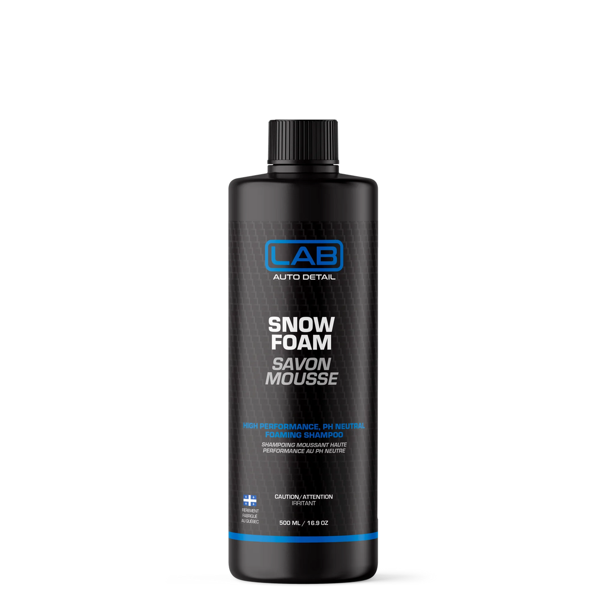 Lab Auto Detail Snow Foam 500 ml bottle, pH neutral foaming car wash shampoo concentrate