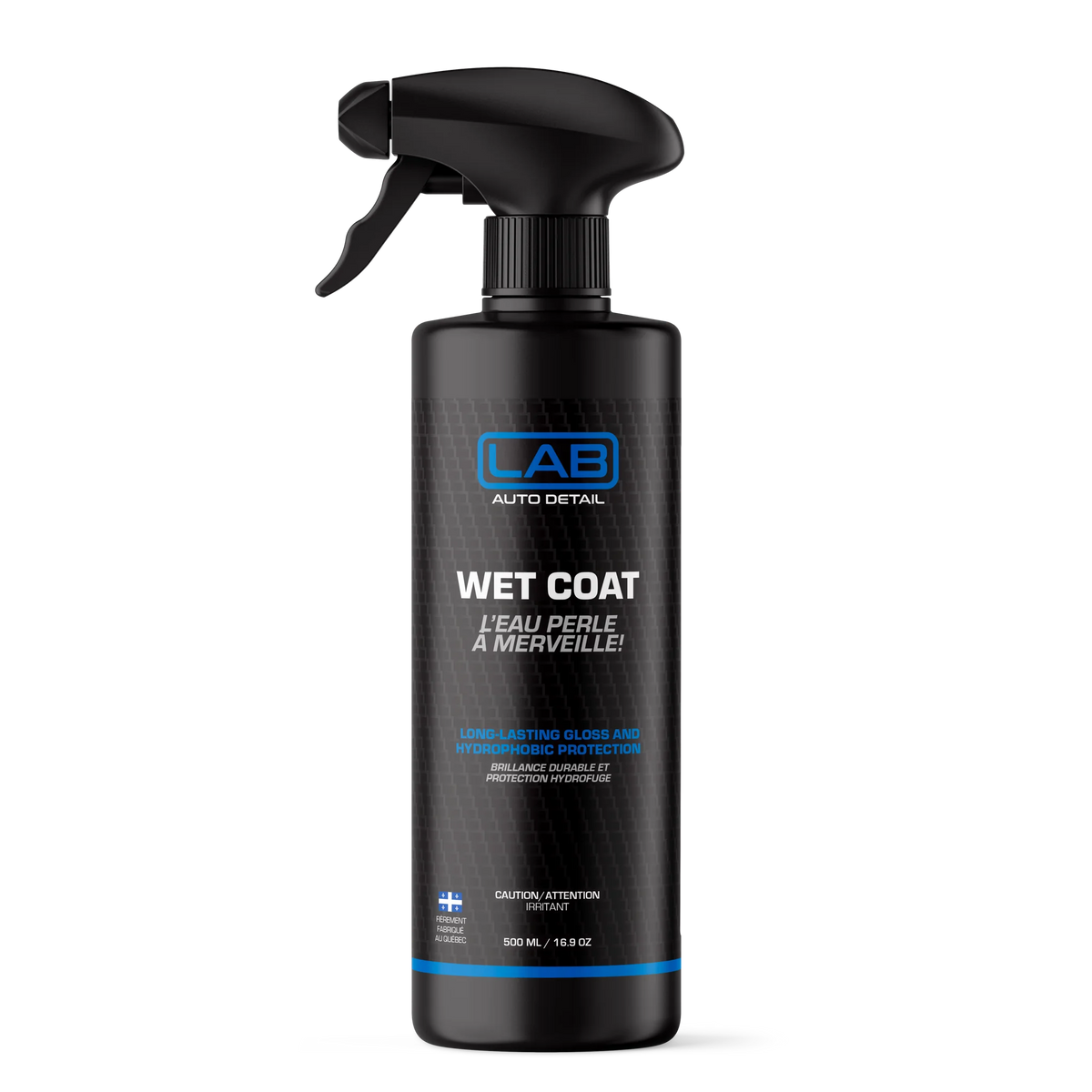 Lab Auto Detail Wet Coat 500 ml spray bottle, ceramic spray coating for gloss and hydrophobic protection